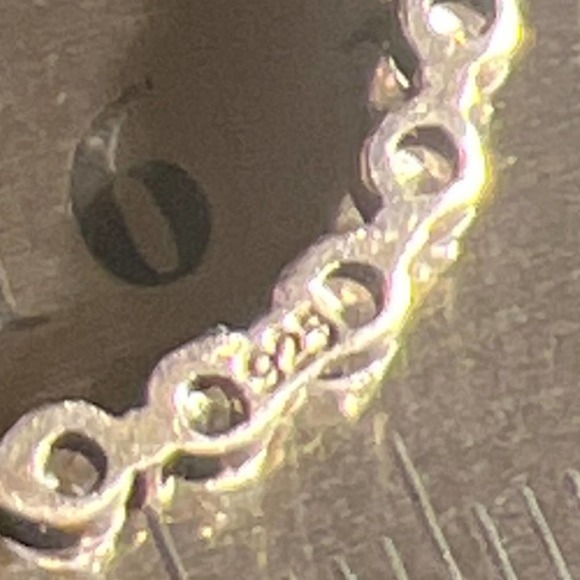 Jewelry, set clear, Gemstone ring, size 9 eternity pendant fine jewelry - Picture 5 of 6